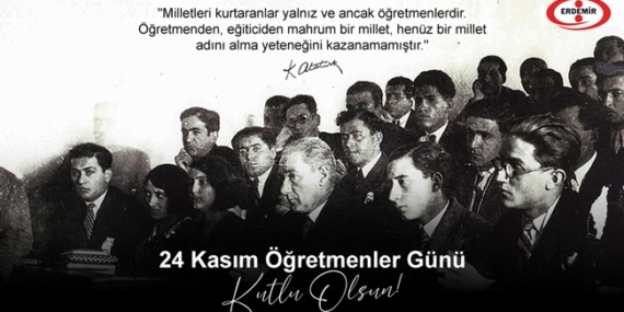 ERDEMİR ÖĞRETMENLER GÜNÜNÜ KUTLADI