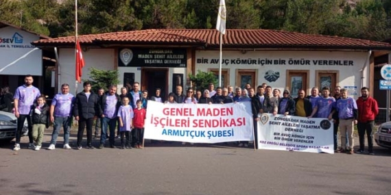 MADENCİLERDEN BELEDİYESPOR’A DESTEK