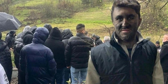 Genç madenci, son yolculuğuna uğurlandı