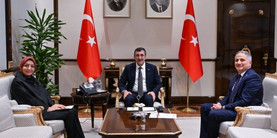 Cumhurbaşkanı Yardımcısı Cevdet Yılmaz’a ziyaret