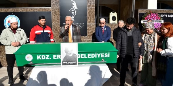 KAZIM KARABULUT İÇİN KDZ. EREĞLİ BELEDİYESİ’NDE TÖREN DÜZENLENDİ