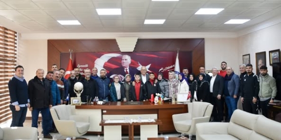 BAŞKAN HALİL POSBIYIK’A TEŞEKKÜR ZİYARETİ