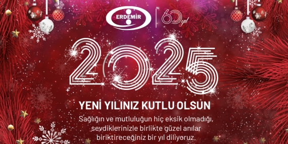 ERDEMİR YENİ YILI KUTLADI