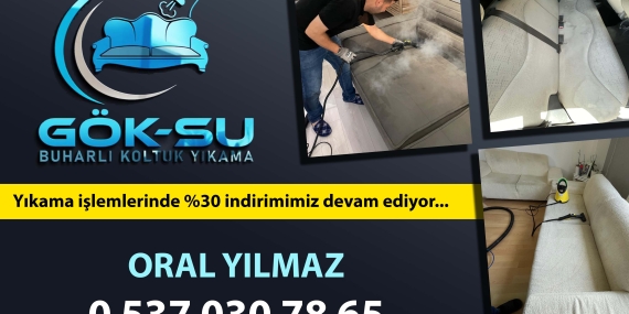 GÖK-SU BUHARLI KOLTUK YIKAMA