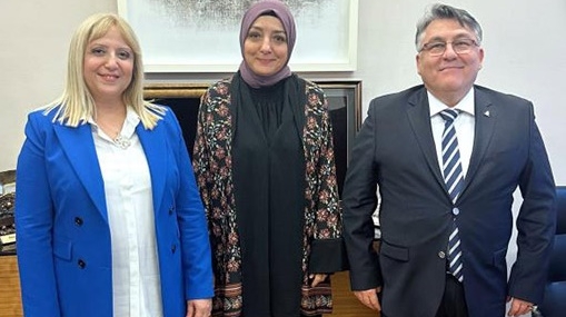 Rektör Özölçer’den Cumhurbaşkanı Başdanışmanı Saadet Oruç’a ziyaret