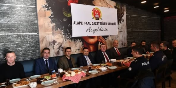ALAPLI FAAL GAZETECİLER DERNEĞİ, PROTOKOLÜ AĞIRLADI