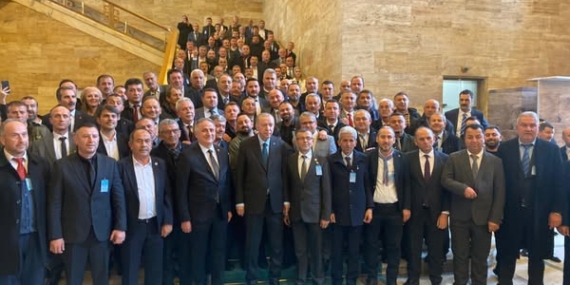 Kdz.Ereğlili Muhtarlar AK Parti Grup Toplantısına Katıldı