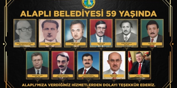 ALAPLI BELEDİYESİ 59 YAŞINDA