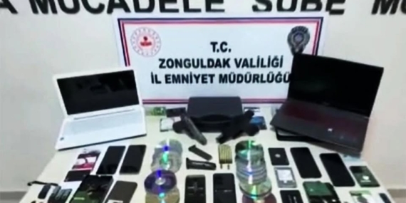 Zonguldak’ta bahis ve dolandırıcılık operasyonu