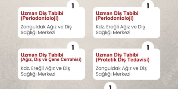ZONGULDAK’A 5 DİŞ DOKTORU DAHA ATANDI