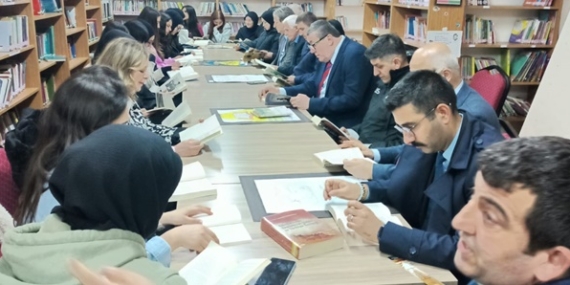 KİTAP OKUMA ETKİNLİĞİ DÜZENLENDİ