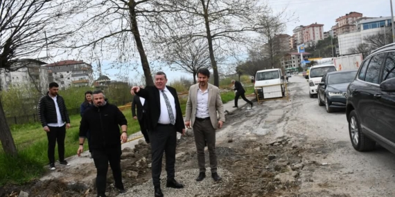 BETON YOL ÇALIŞMALARI BAŞLADI