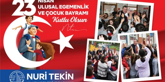 BAŞKAN TEKİN ÇOCUK BAYRAMINI KUTLADI