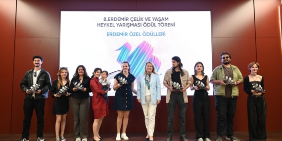 8’inci Erdemir Çelik ve Yaşam Heykel Yarışması’nda ödüller sahiplerini buldu