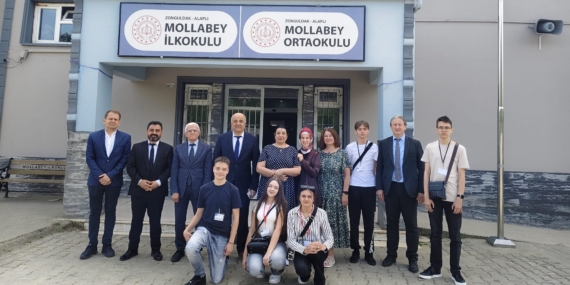 ROMANYA’DAN ALAPLI MOLLABEY İLK-ORTAOKULU’NA EĞİTİM ZİYARETİ