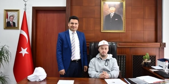 Özel Öğrencilerden Kaymakam Köksal’a Ziyaret