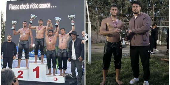 Beytullah Uludağ Muğla Fethiye güreşlerinde şampiyon oldu