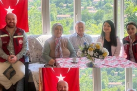 ZONGULDAK'TA BAYRAMDA ŞEHİT AİLELERİ VE GAZİLER UNUTULMADI