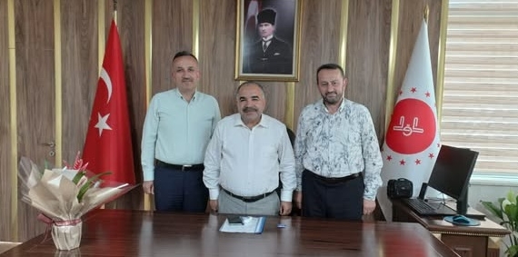 İLÇE MÜFTÜLERİ ÇELİK VE KÜTÜKÇÜ’DEN İL MÜFTÜSÜ DEMİR’E ZİYARET
