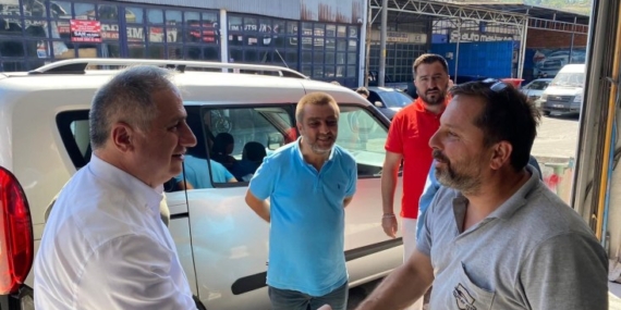 VEKİL BOZKURT’TAN SANAYİ ESNAFINA ZİYARET