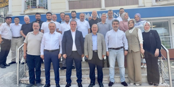 MKYK ÜYESİ ALAPLI’DA AĞIRLANDI