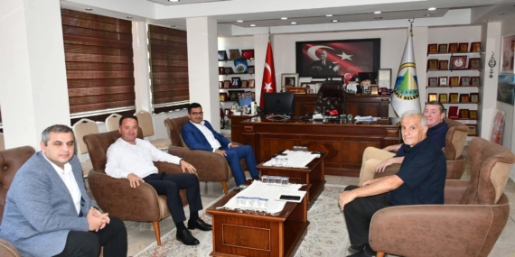 Başkan Tekin, Kaymakam Köksal’ı makamında ağırladı