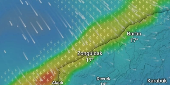 GÖK GÜRÜLTÜLÜ SAĞANAK YAĞIŞ UYARISI