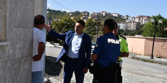 KAYMAKAM KÖKSAL YENİ EMNİYET BİNASINDA İNCELEMELERDE BULUNDU