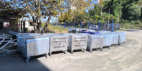 GÜLÜÇ BELEDİYESİ’NE 265 ADET YENİ ÇÖP KONTEYNERİ!