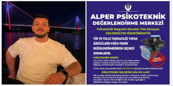 ALPER, “1.5 SAATTE PSİKOTEKNİK BELGESİ HAZIR” DEDİ.
