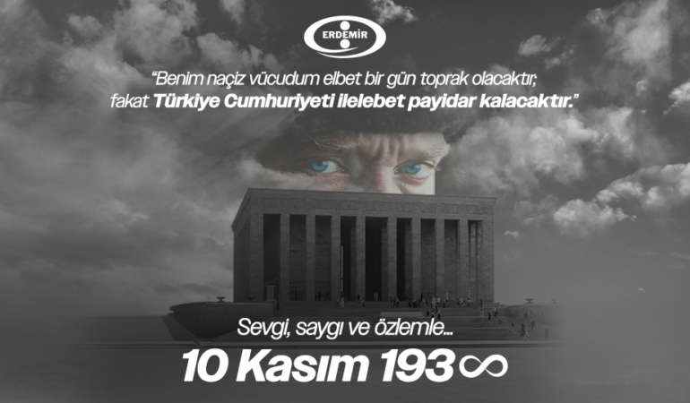 Erdemir 10 Kasım İlanı 980x540
