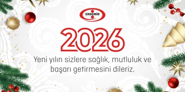 Erdemir Yeni Yıl İlanı 980 x 540 px