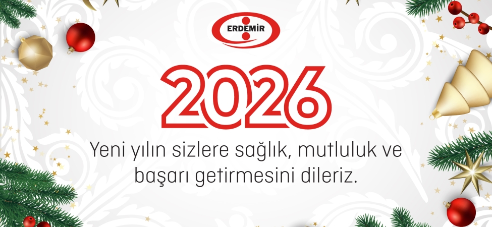 Erdemir Yeni Yıl İlanı 980 x 540 px