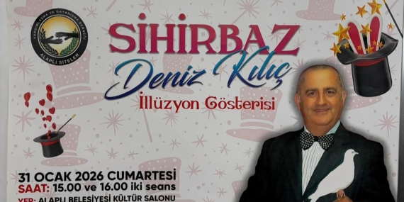 ALAPLI’DA ÇOCUKLAR İÇİN SİHİRBAZ GÖSTERİSİ