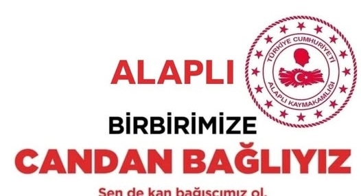 ALAPLI’DA KAN BAĞIŞI KAMPANYASI DÜZENLENECEK..