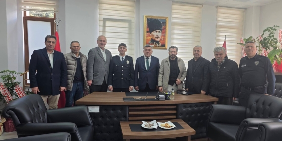 GAZETECİLERDEN EMNİYET TEŞKİLATINA, POLİS HAFTASI ZİYARETİ